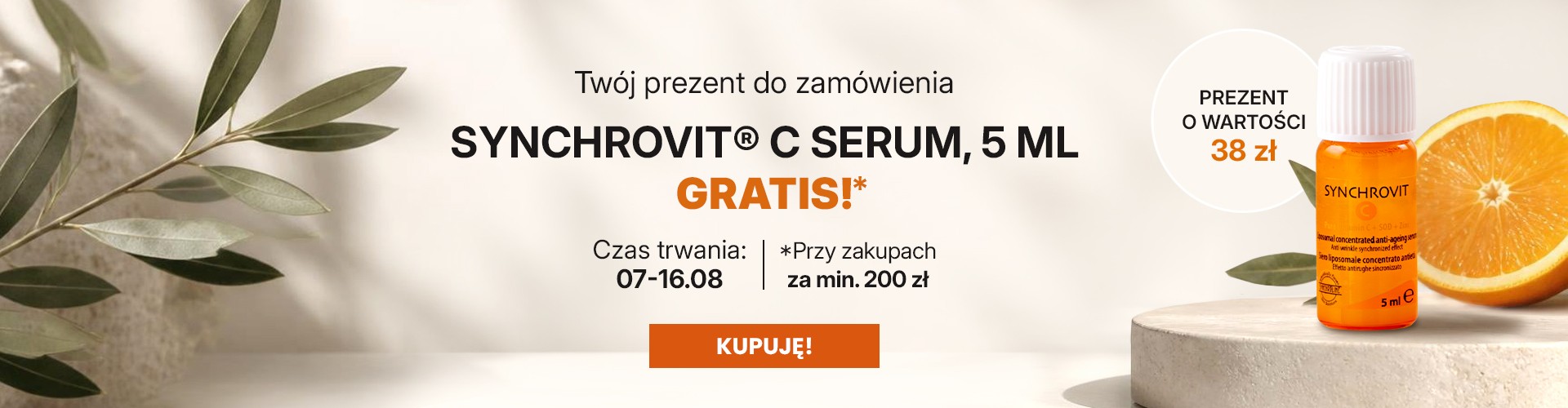 Gratis - serum z witaminą C